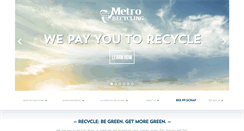 Desktop Screenshot of metrorecycling.net